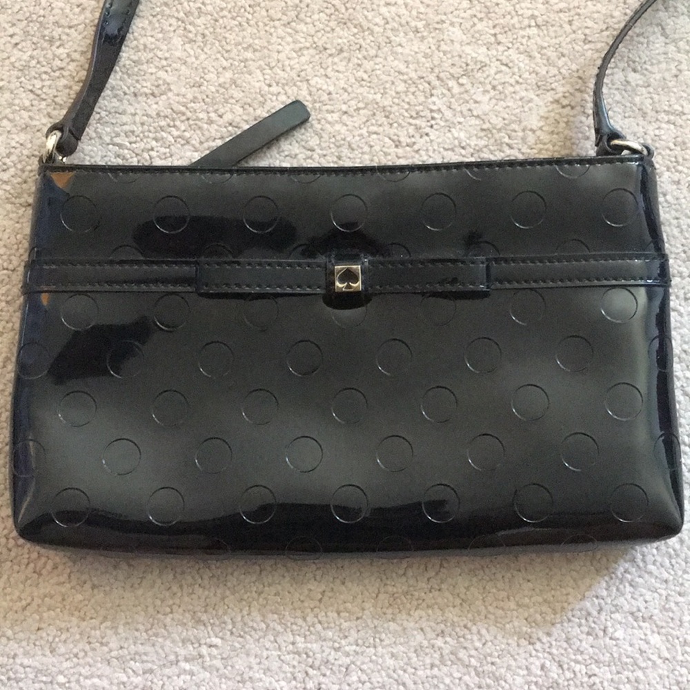 Kate spade patent leather cross body purse
